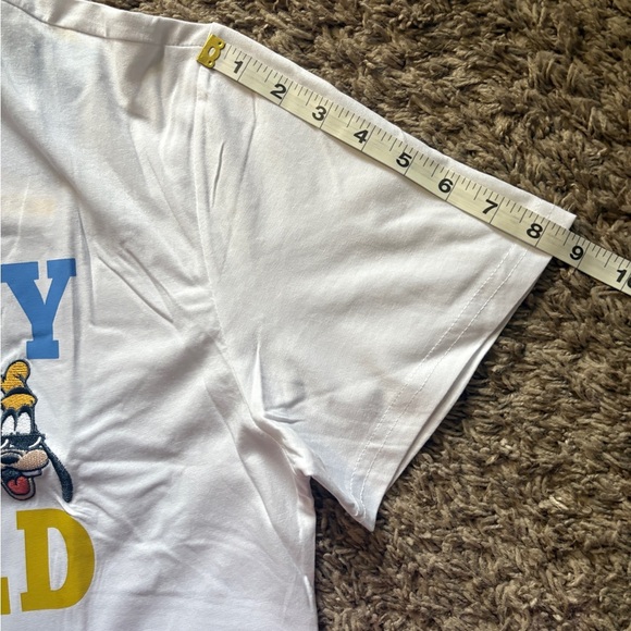 Adult's Disney White Tee with Mickey & Friends Graphic - Picture 4 of 8